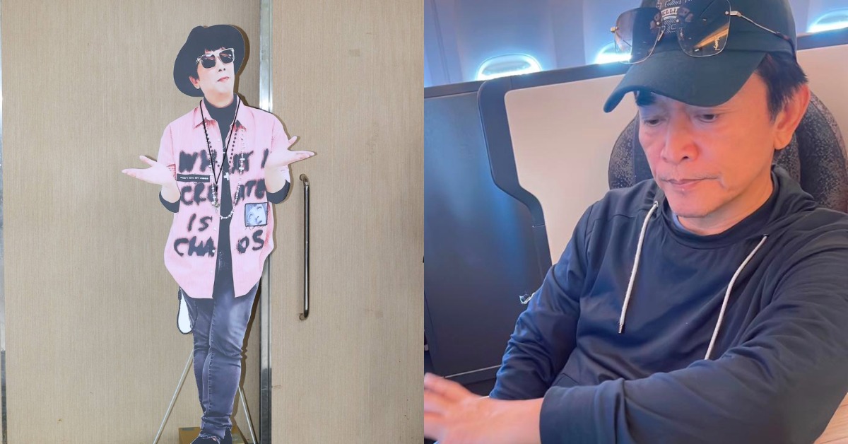 吳宗憲前2日悄悄前往曹西平靈堂。（圖／東森娛樂、翻攝自吳宗憲臉書）