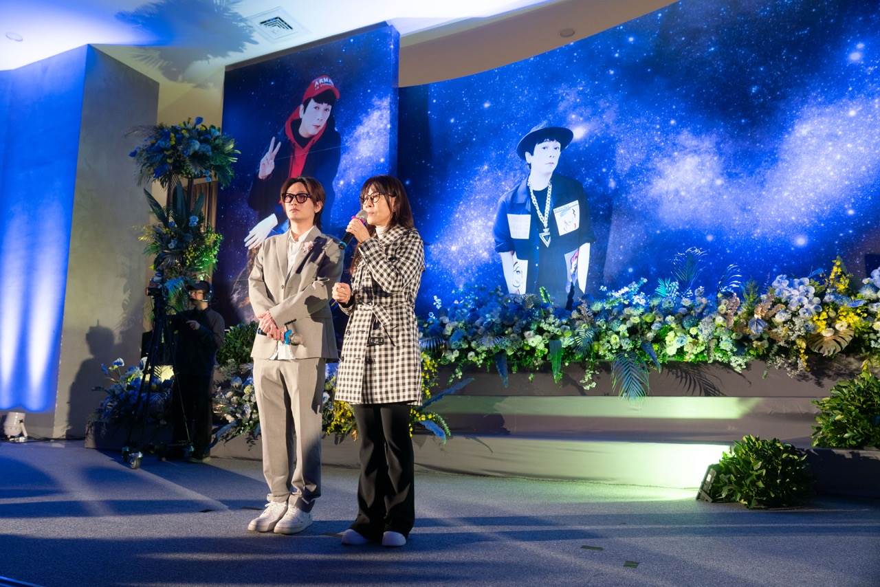 曹西平乾兒子小俊、前嫂嫂龍千玉忍痛送別。（圖／冬瓜行旅提供）