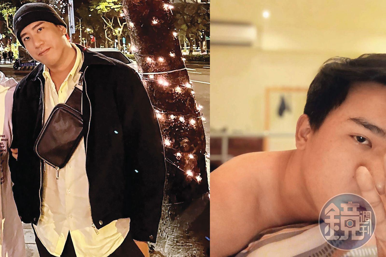 藝人伍思凱的兒子伍靖以音樂人自詡，卻遭爆餵毒騙跑。伍靖傳送沒穿衣服的床照給女子，順勢開口約跑。（圖／鏡週刊）