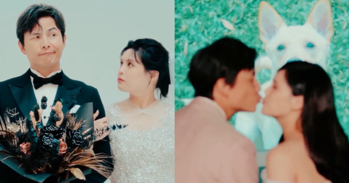 夏宇童、孫協志公開婚紗照拍攝花絮片段。（圖／翻攝自夏宇童Instagram）