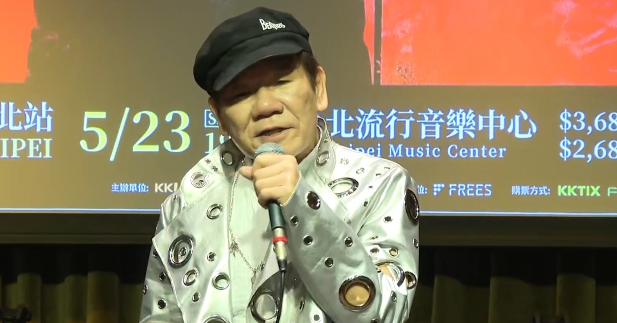 資深藝人趙傳，宣布今年五月，再回台北舉行收官演唱會。（圖／東森新聞）
