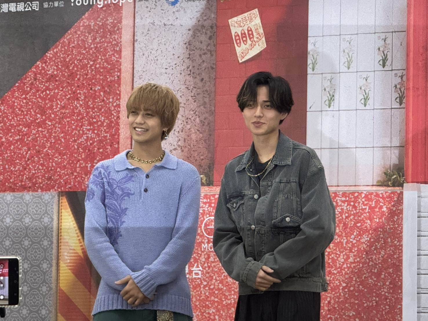 日本男團King & Prince由永瀨廉、高橋海人組成，出席《紅白》記者會。（圖／記者楊雅芸攝）