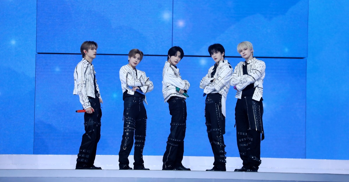 南韓男團TOMORROW X TOGETHER（TXT）登上大巨蛋開唱。（圖／讀者提供）
