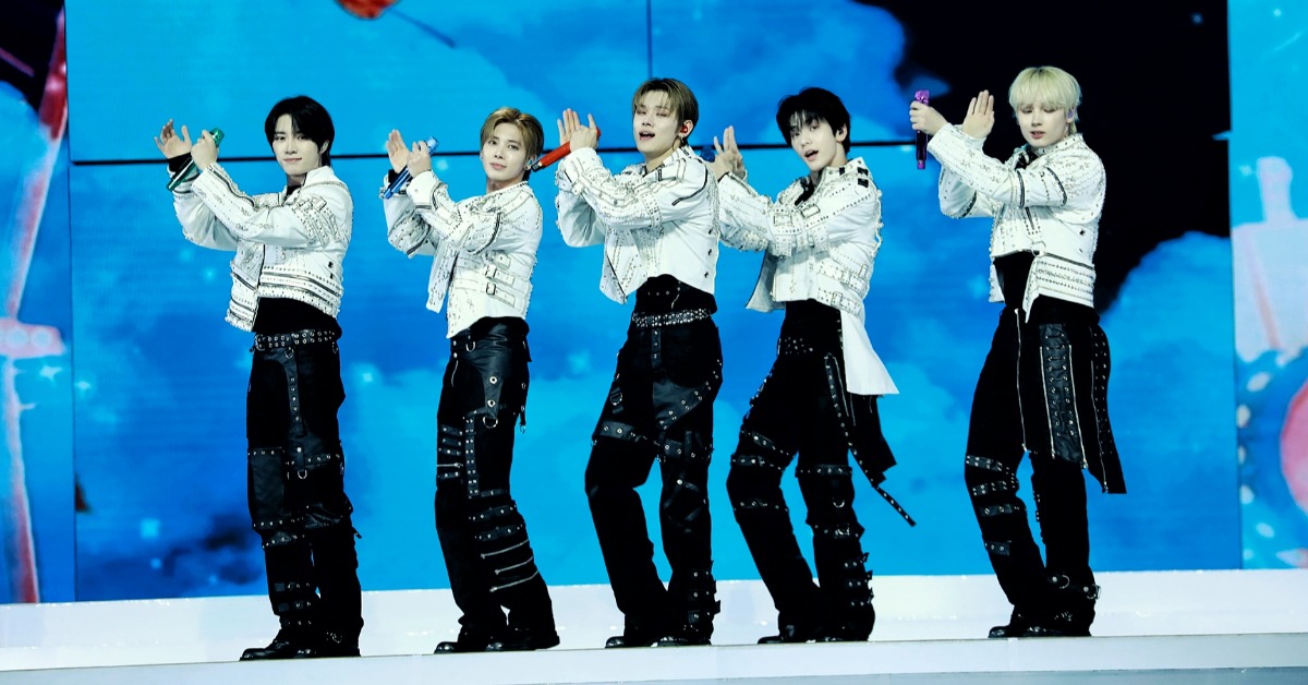 南韓男團TOMORROW X TOGETHER（TXT）在臺北大巨蛋開唱。（圖／讀者提供）