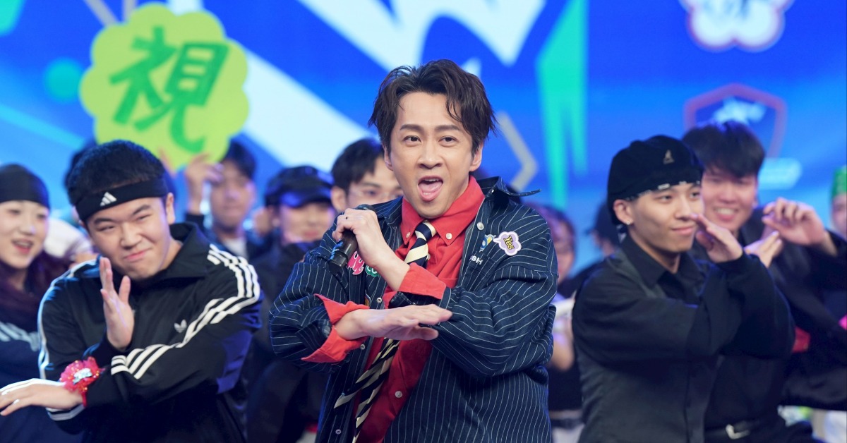 陳漢典親自下場與選手尬舞。（圖／民視提供）