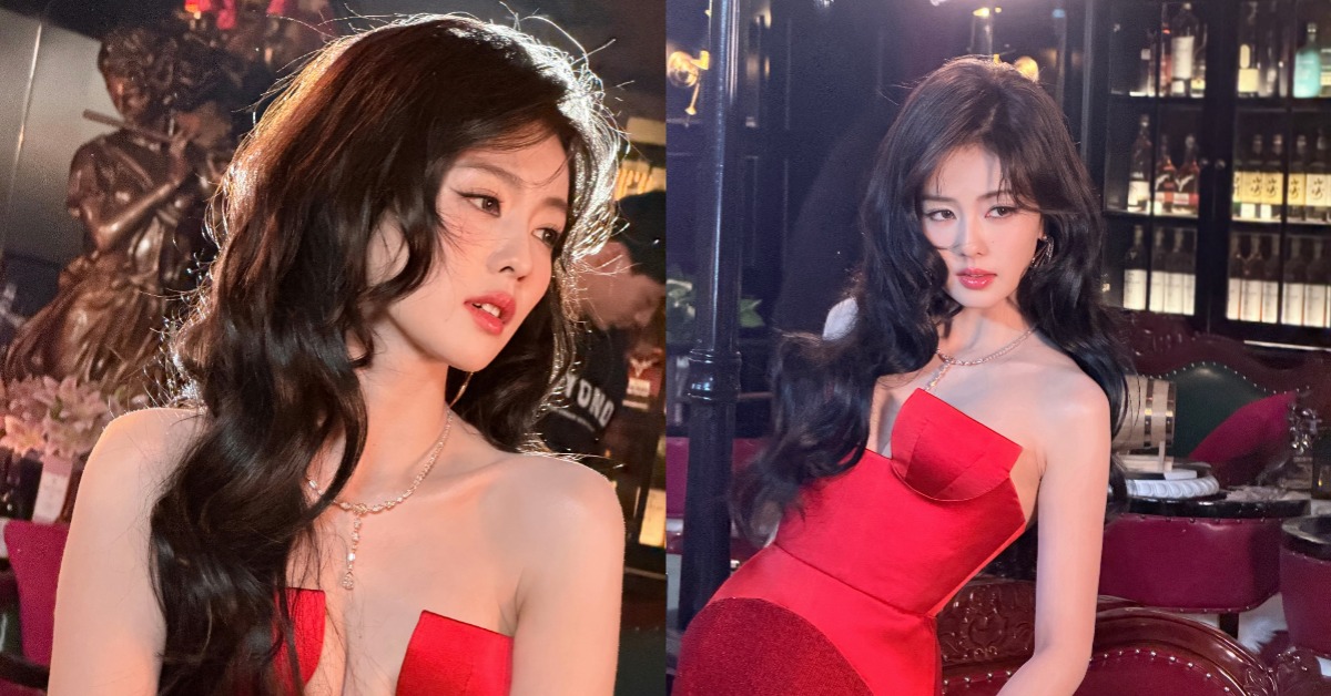 白鹿火辣亮相紅毯。（圖／翻攝自微博）