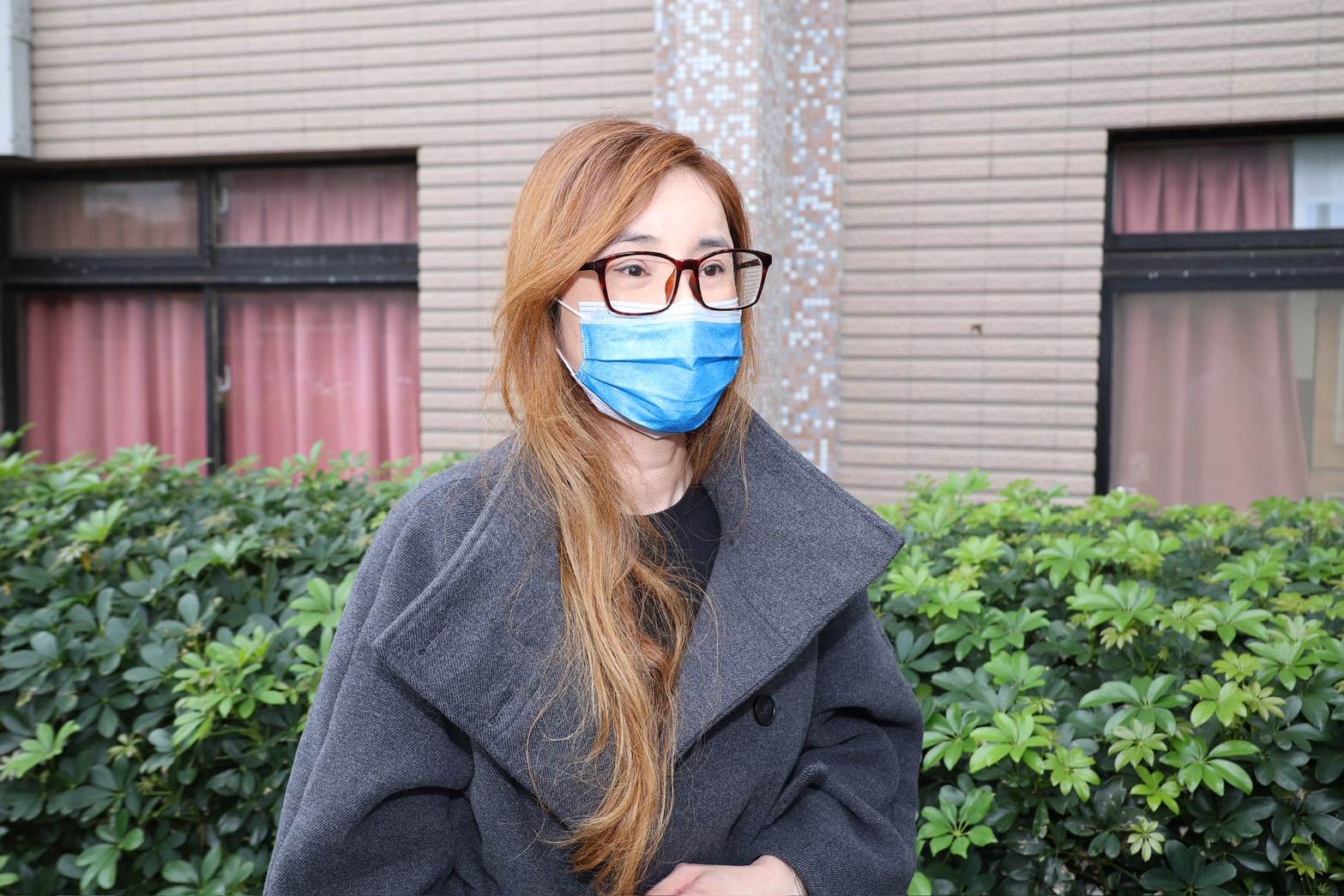 未婚妻說明蘇姓男替身目前傷勢。（圖／東森娛樂）
