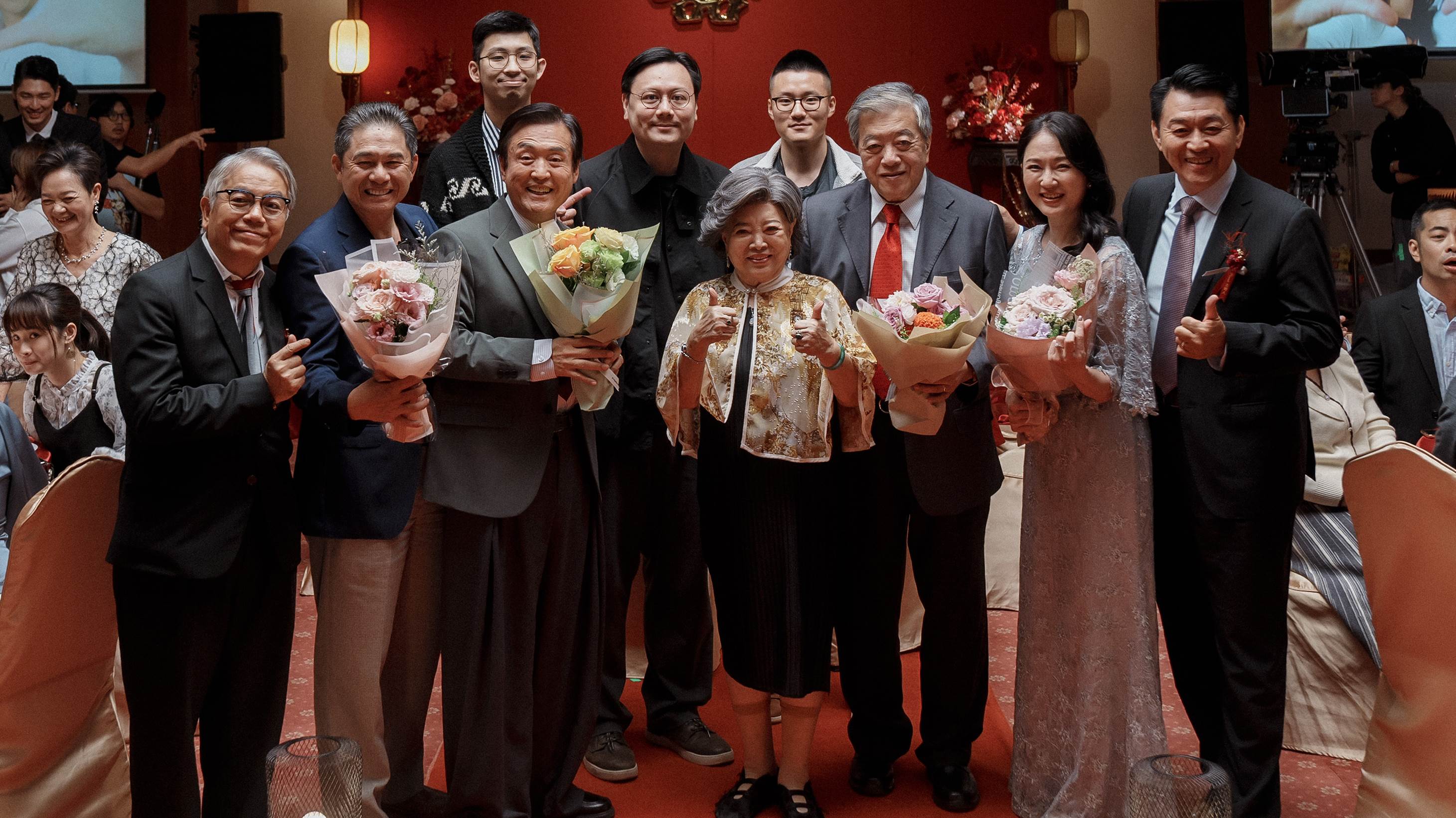 《雙囍》導演許承傑集結眾多資深演員，全是台灣寶藏。（圖／水花電影）