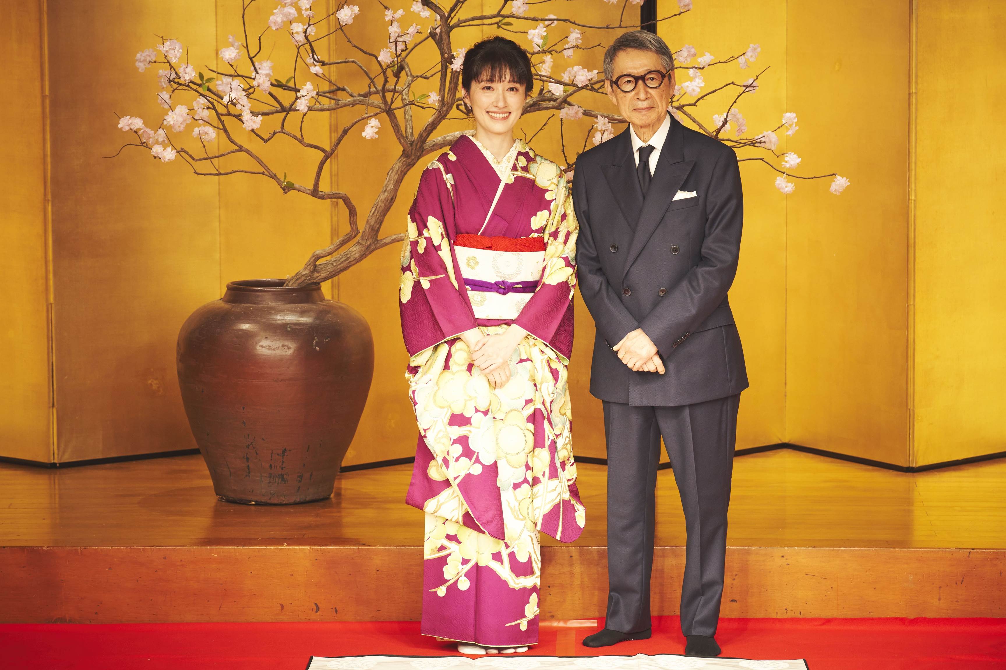 田中千繪與爸爸田中東尼首度在台合體受訪。（圖／印庭娛樂）