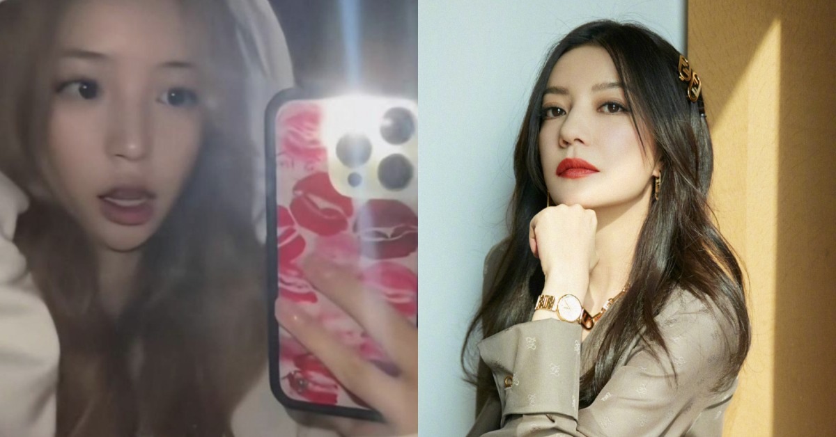 中國女星趙薇和女兒小四月。（圖／翻攝自微博）