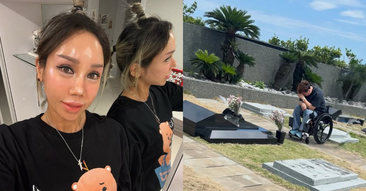 酷龍」隊友姜元來特別來台陪具俊曄，妻子金松隨後放閃惹議。（圖／翻攝自姜元來、金松 IG）