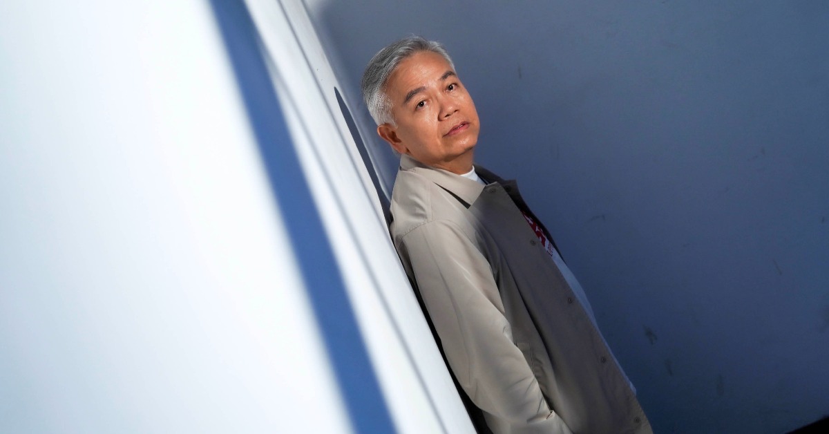 田啟文首度出演台灣電影《雙囍》，飾演余香凝的爸爸「老吳」。（圖／東森娛樂）