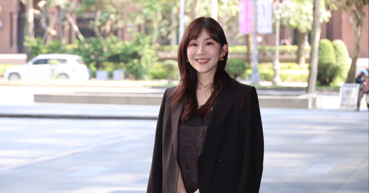 王宇婕獨自前來參與孫協志與夏宇童的婚宴。（圖／東森娛樂）