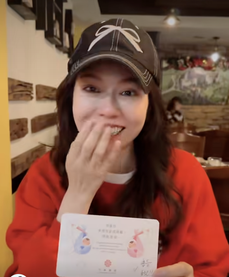 夏于喬揭曉寶寶性別後感動落淚。(圖/翻攝自夏于喬臉書)