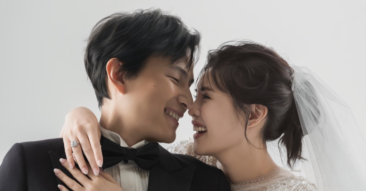 孫協志、夏宇童在情人節當日甜蜜舉行婚宴。（圖／五熊國際提供）