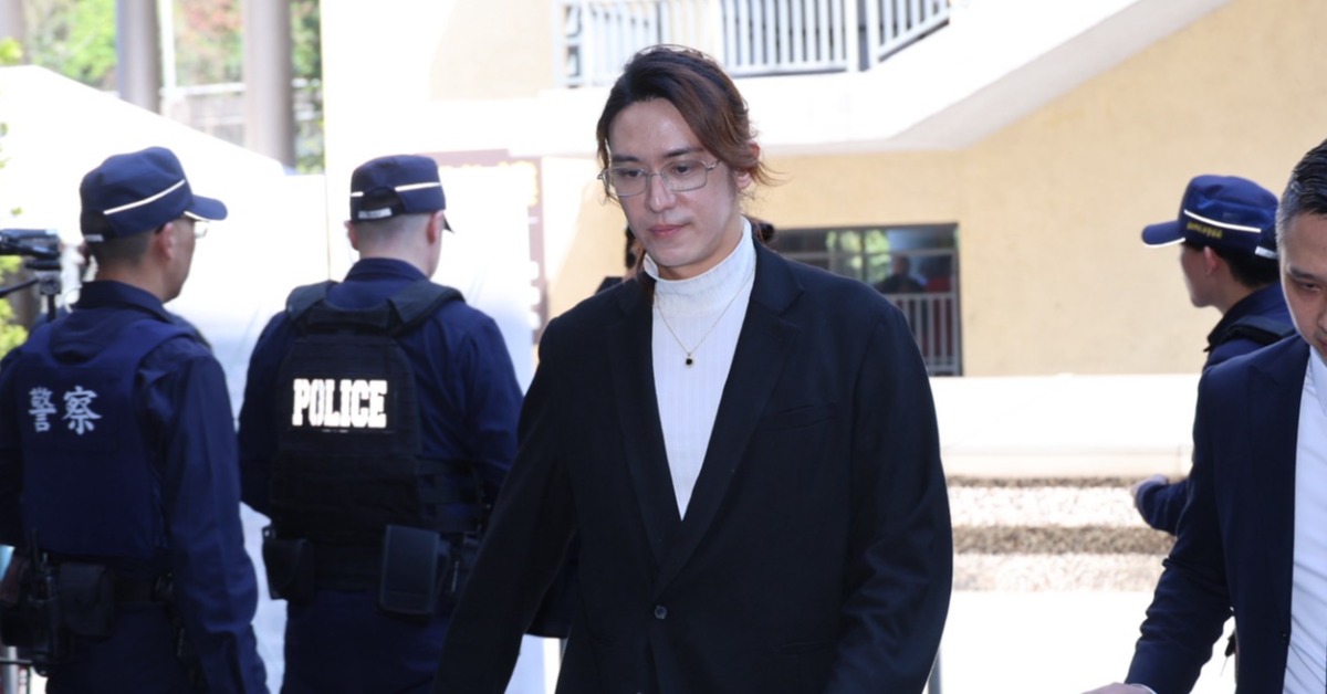 陳楚河現身告別式。（圖／東森娛樂）