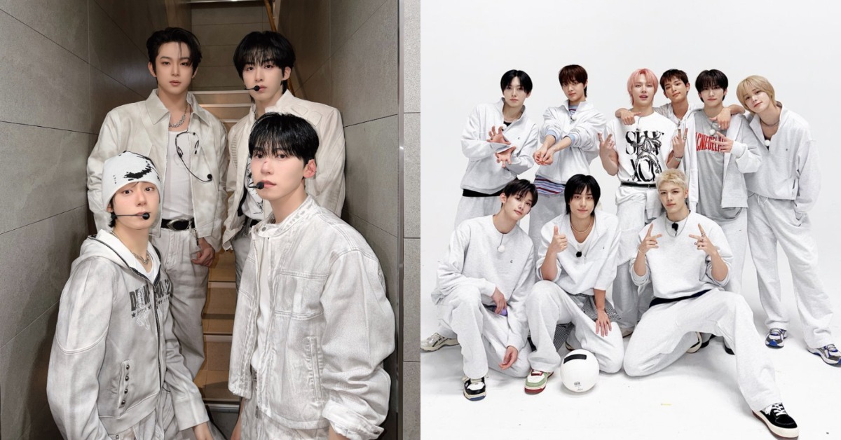 韓國人氣組合ONEUS和來自日本的全球組合&TEAM。（圖／翻攝自ONEUS、&TEAM IG）