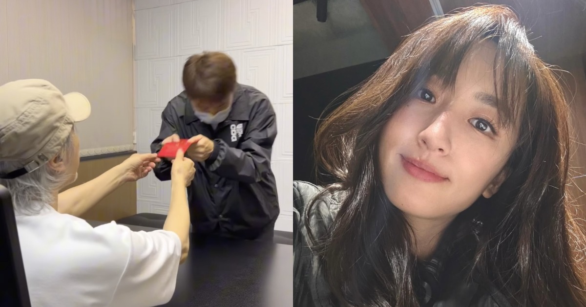 周星馳曬出發紅包的影片，釣出女星柯佳嬿留言。（圖／翻攝自周星馳、柯佳嬿IG）