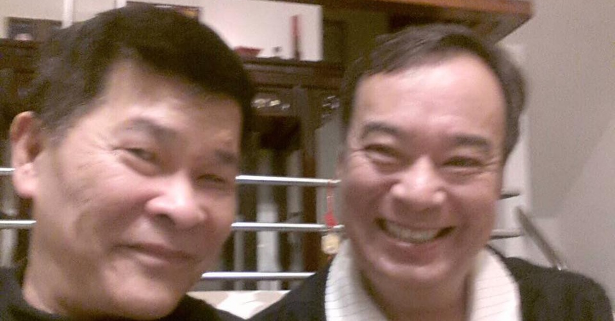 主持人彭恰恰和樂隊老師詹緒純。（圖／翻攝自李真苡 IG）