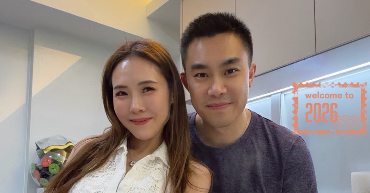吳申梅（Gigi）甜嫁香港旅遊科技業高層Eric。（圖／喜上梅梢娛樂提供）