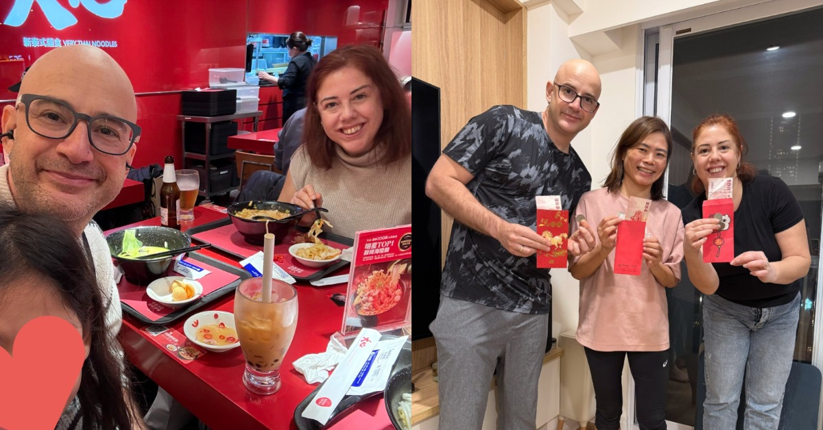 吳鳳妹妹來台過年。（圖／翻攝自吳鳳臉書）