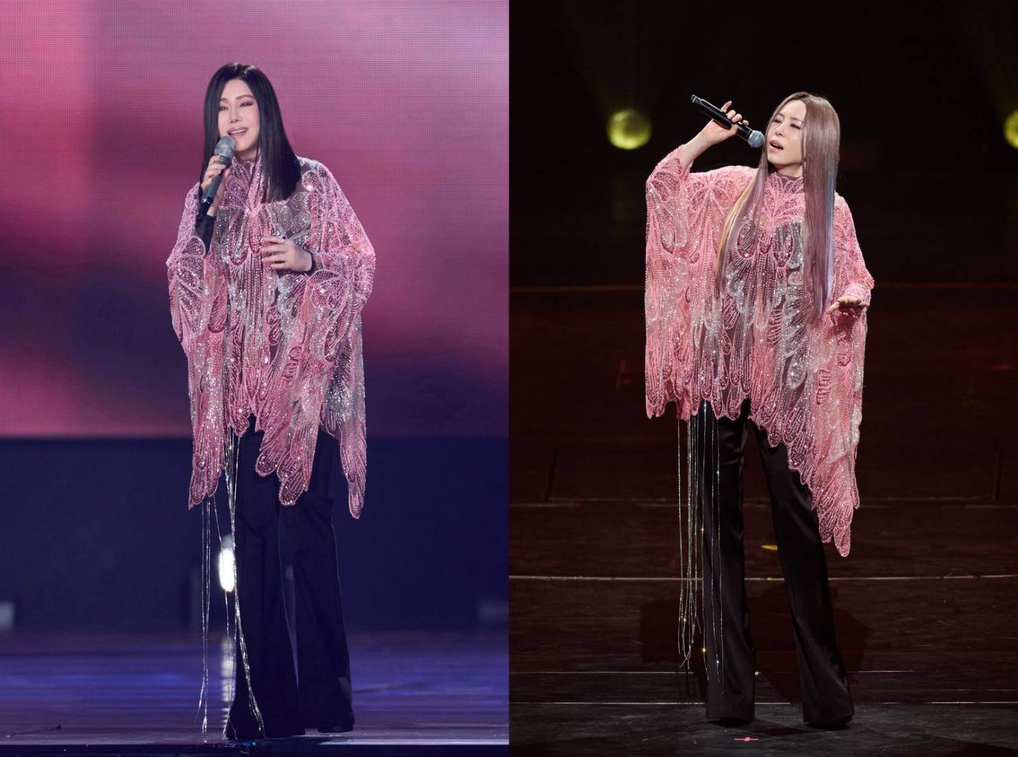 江蕙身穿的服裝，特意從江蕙的表演服中挑選。（圖／寬宏藝術提供）