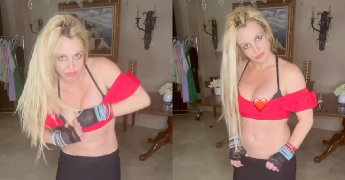 小甜甜布蘭妮熱舞影片引關注。（圖／翻攝自小甜甜布蘭妮Instagram）