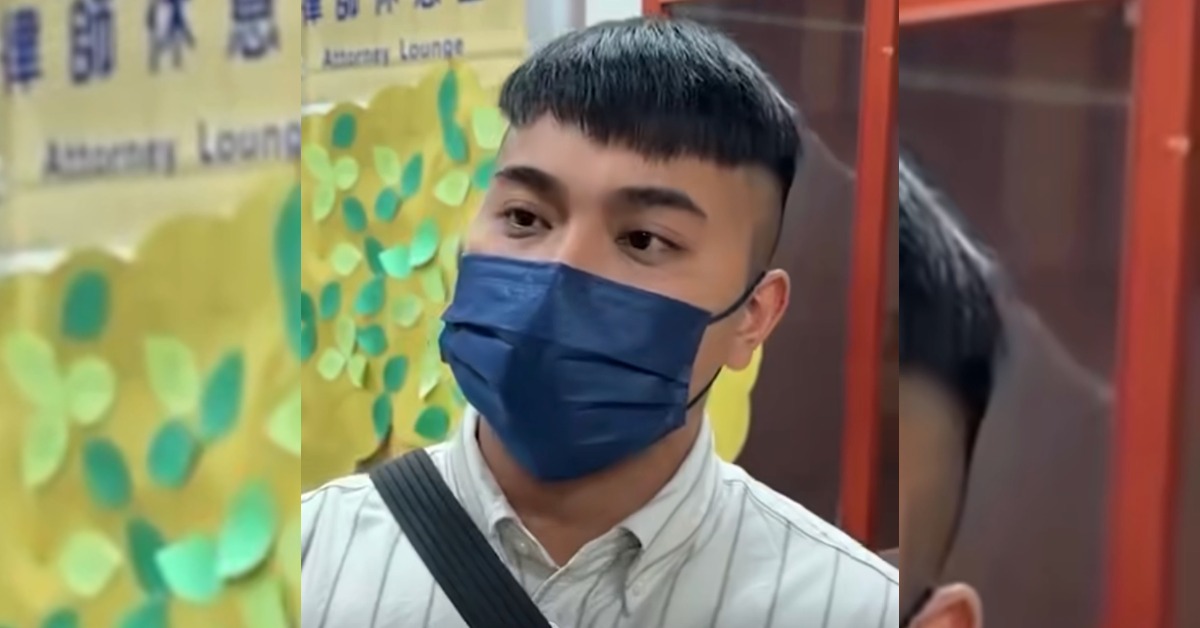 基隆地院今（25日）上午進行準備程序，邱軍開庭結束後受訪。（圖／東森新聞）