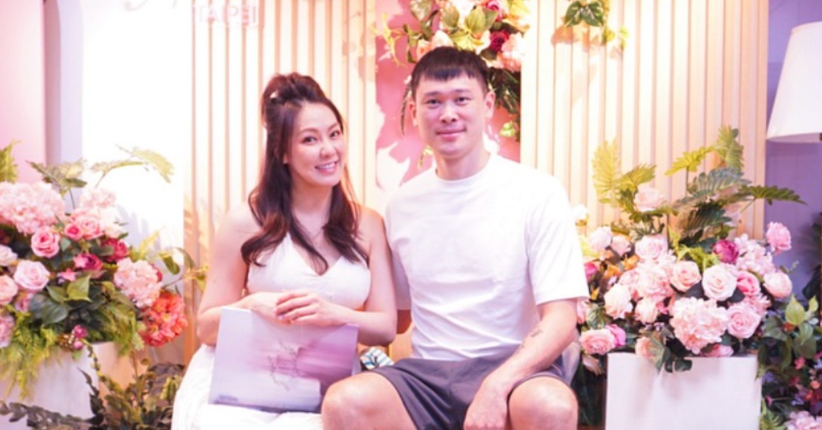 劉雨柔去年7月與球星胡凱翔登記結婚。（圖／翻攝自胡凱翔IG）