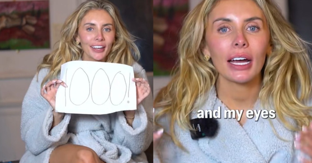 英國成人女星邦妮舉辦一場馬拉松，與上千人發生性關係。（圖／翻攝自TikTok bonnie_blue_xoxo）