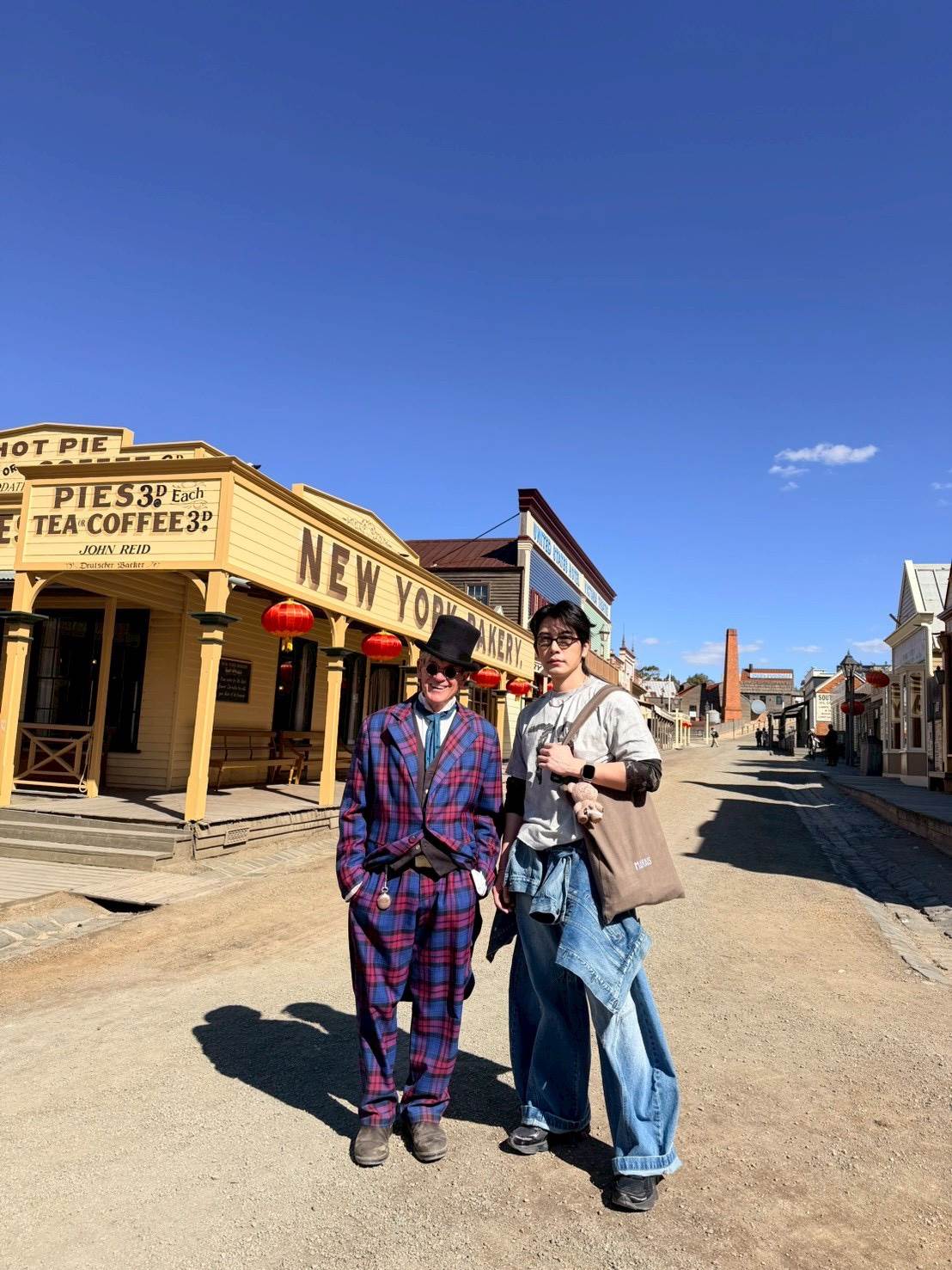 快電商創辦人森田與Vic陳雋希首次去澳洲。（圖／快電商提供）