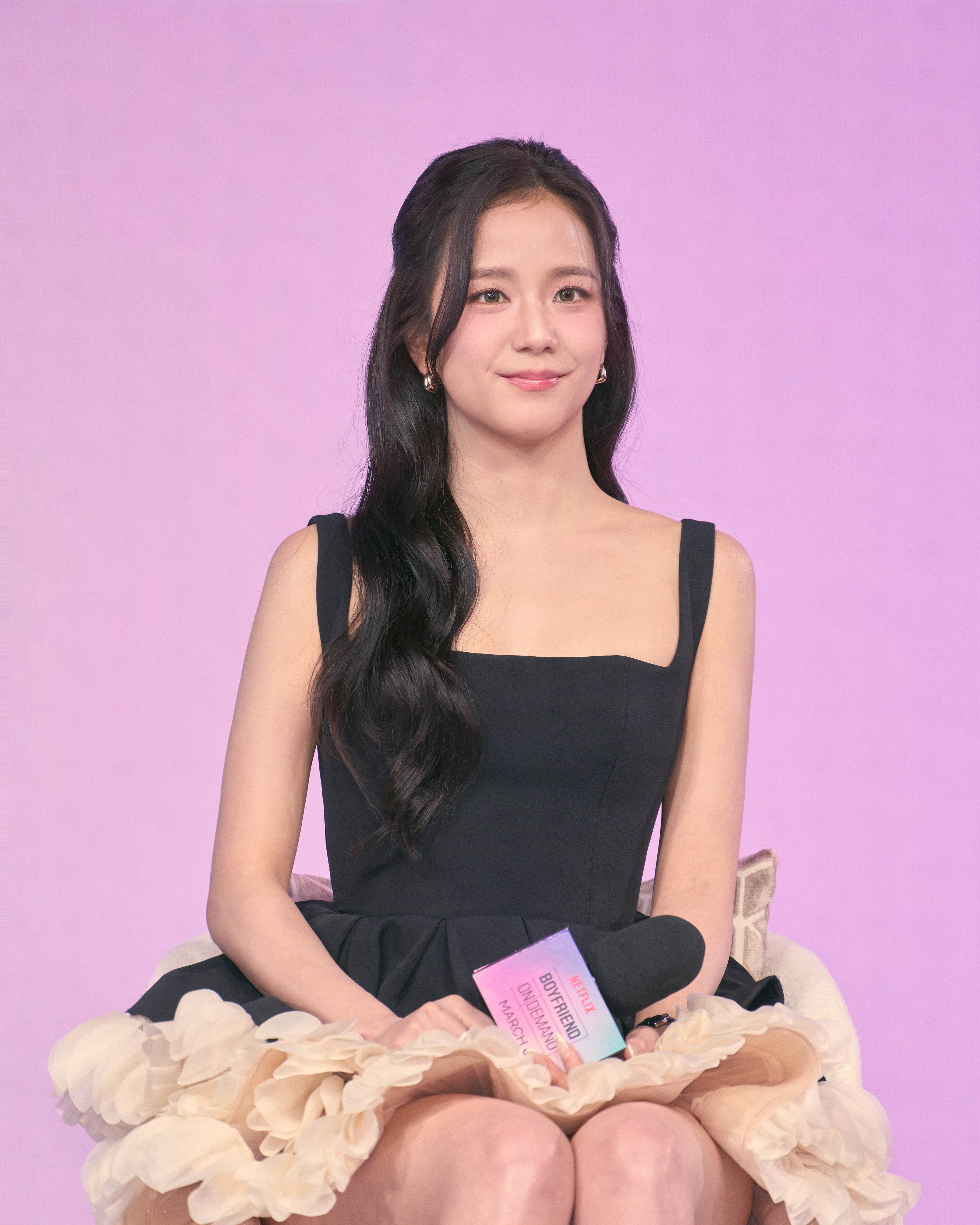 《訂閱男友》Jisoo（金智秀）出席上線記者會。（圖／Netflix提供）