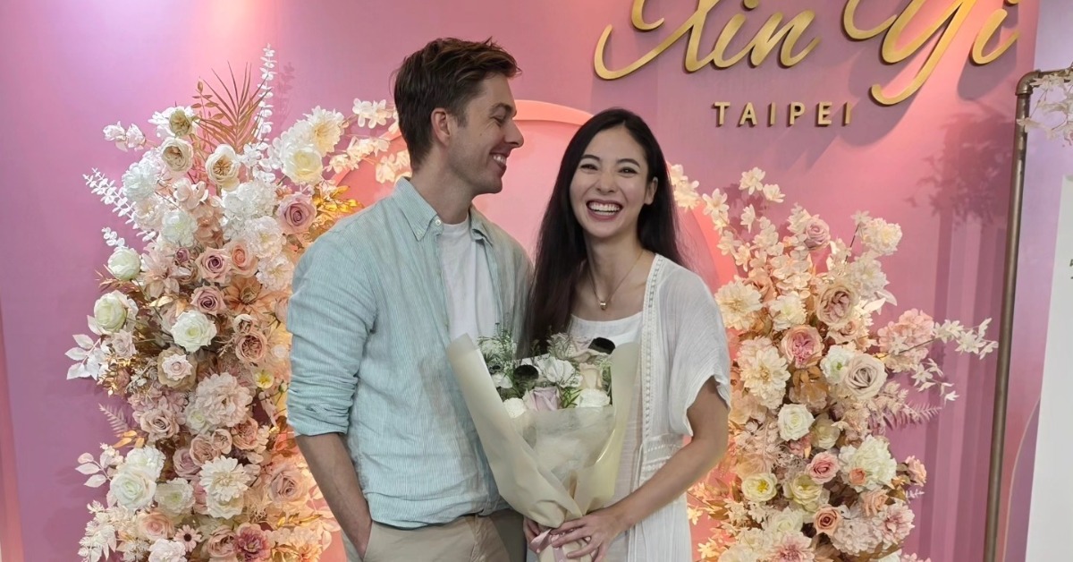 女星謝沛恩和男友Dana登記結婚。（圖／翻攝自謝沛恩臉書）