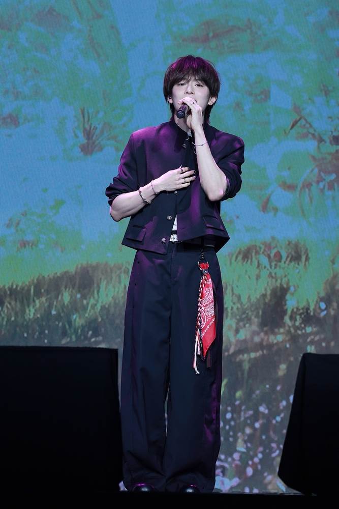 首度在台舉辦個人見面會，岡旻展現出穩健表演實力。（圖／網銀國際影視提供）