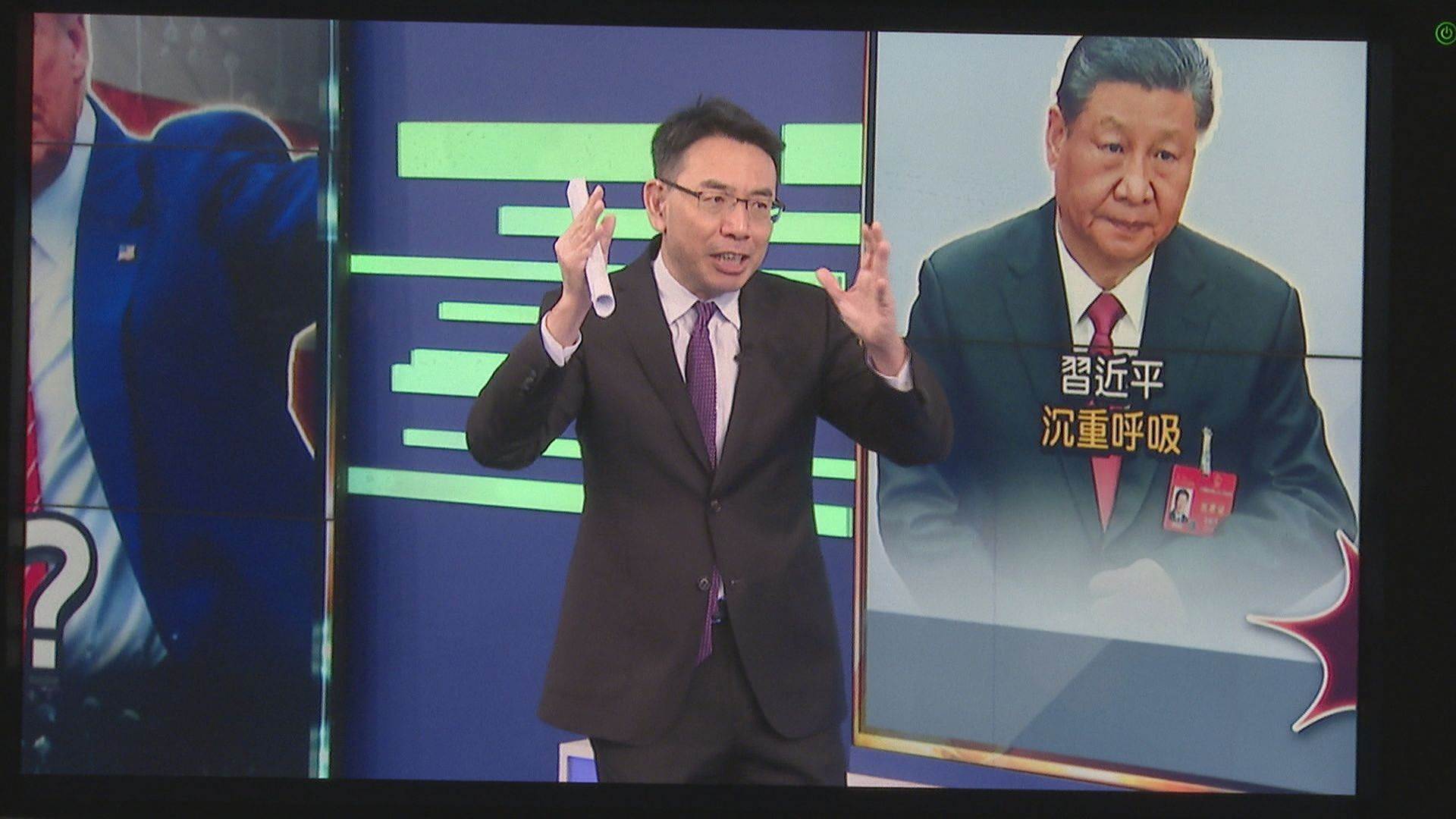 劉寶傑相隔一年重返螢光幕。（圖／東森財經台提供）