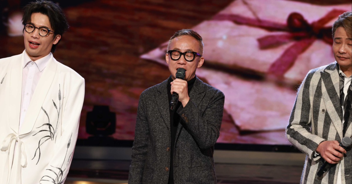 許常德罕見開金口深情演唱。（圖／民視提供）