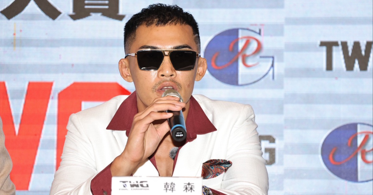 韓森過去與孫安佐對戰而引發關注。（圖／東森娛樂）