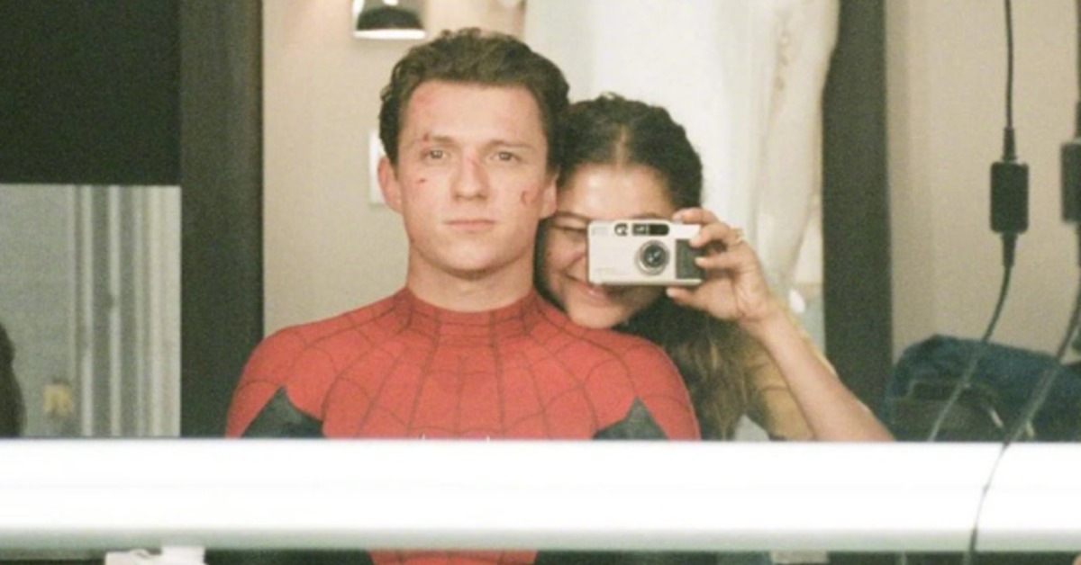 蜘蛛人湯姆·霍蘭德（Tom Holland）和千黛亞（Zendaya）。（圖／翻攝自X）