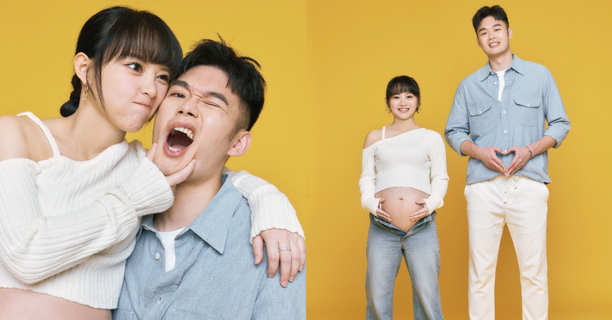 王齊麟與陳詩媛將迎來寶貝兒子的誕生。（圖／嬰兒與母親雜誌提供）