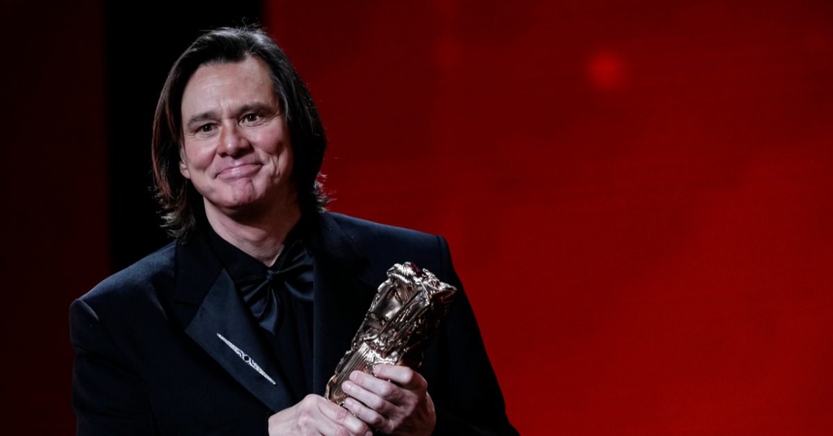 金凱瑞獲頒凱薩電影獎榮譽獎。（圖／美聯社）