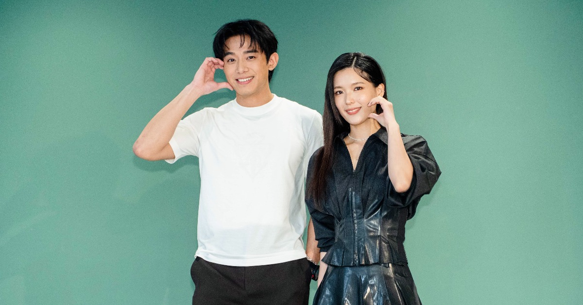 《以身相許》睦媄、初孟軒飾演大學醫學生。（圖／大愛）