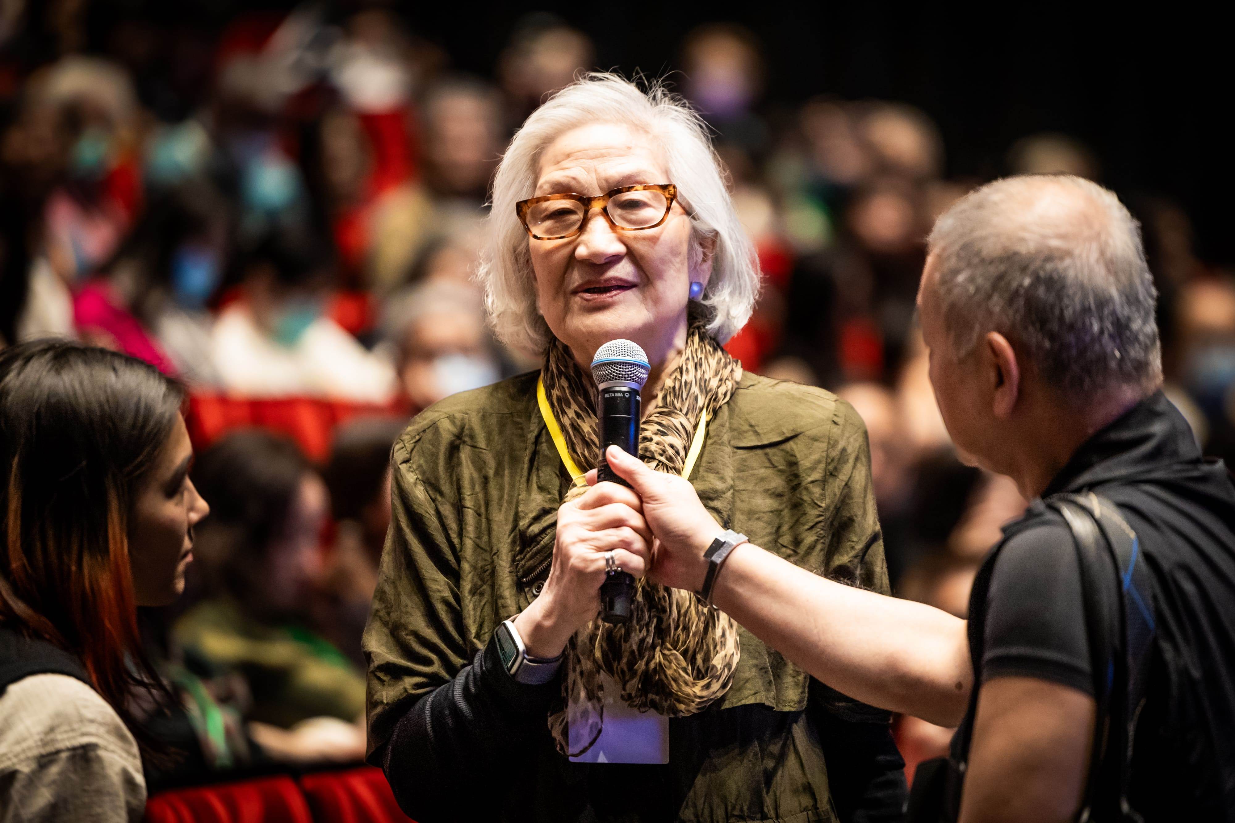 《讓建築歌唱～徐亞英的交響人生》徐亞英老婆徐安娜現身力挺。（圖／牽猴子）