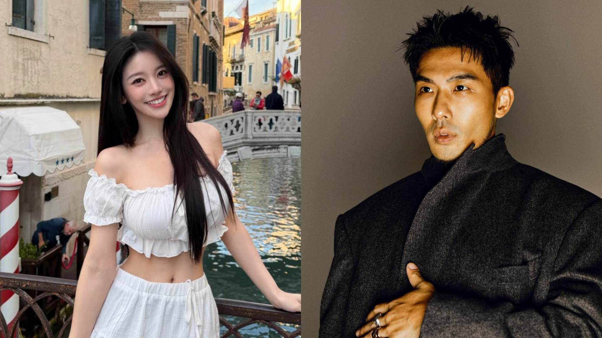 蔡瑞雪遭爆介入王凱文婚姻。（圖／翻攝自蔡瑞雪、王凱文IG）