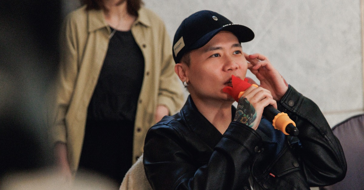 蕭秉治分享演出經驗。（圖／相信音樂提供）