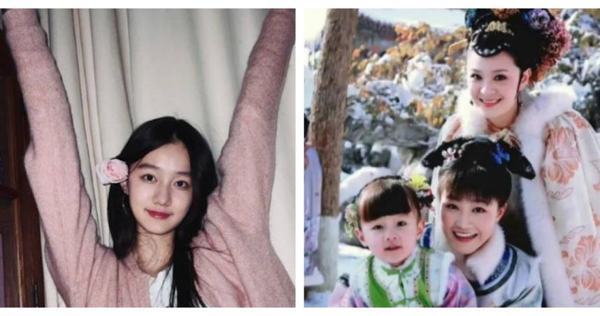 曾在《後宮甄嬛傳》飾演溫宜公主的童星紀姿含，如今17歲、身高170公分，外型變化引發討論。（圖／翻攝自微博）