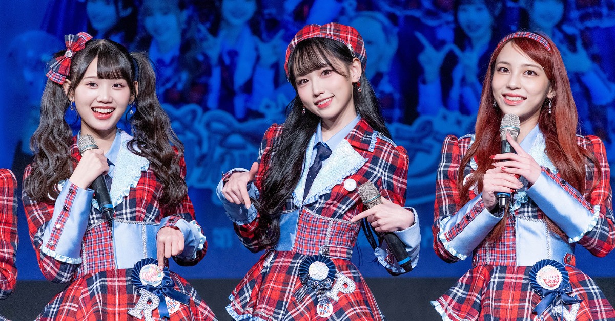 女團TPE48（左起）林于馨、伊品和林易沄。（圖／好言娛樂提供）