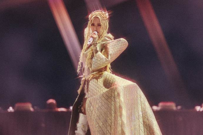 蔡依林《PLEASURE》世界巡迴演唱會深圳站。（圖／翻攝自微博）