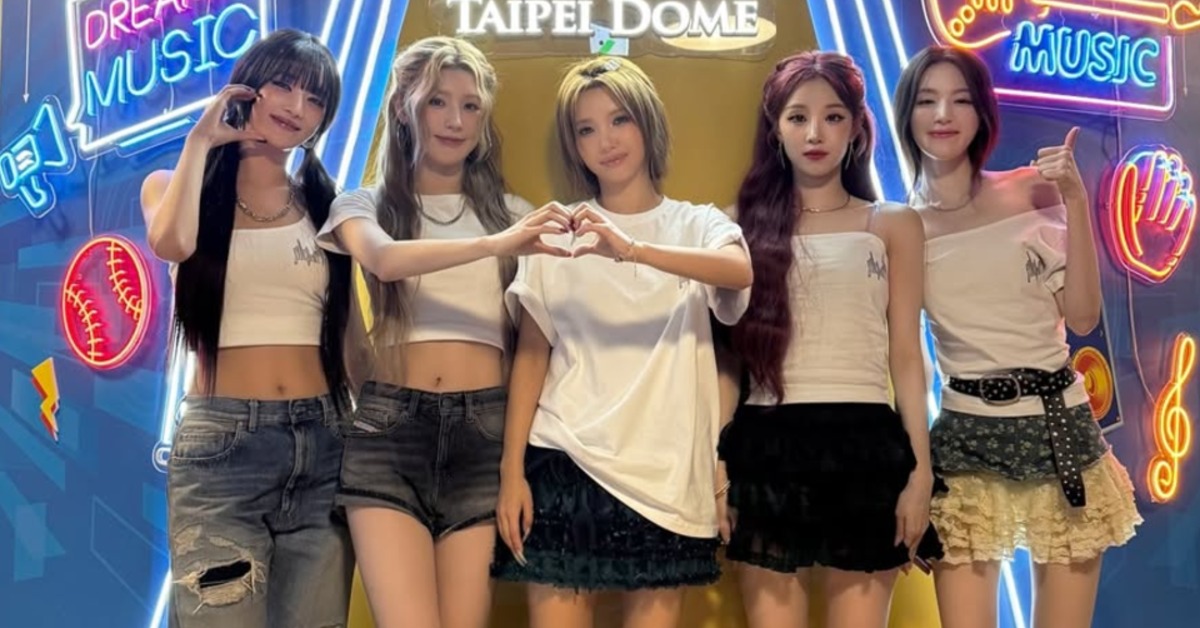 韓國人氣女團i-dle來到台北開唱，解鎖了第一組在大巨蛋開唱的韓國女團。（圖／翻攝自IG@i_dle_official）