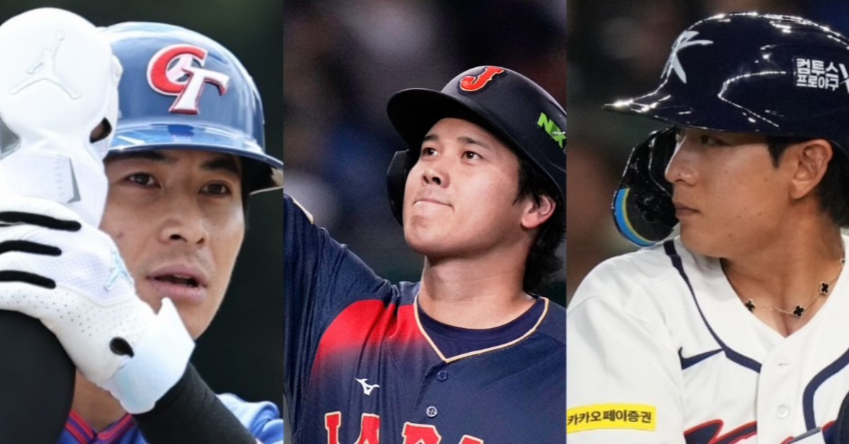 2026世界棒球經典賽（WBC）的「台日韓三帥」。（圖／美聯社）