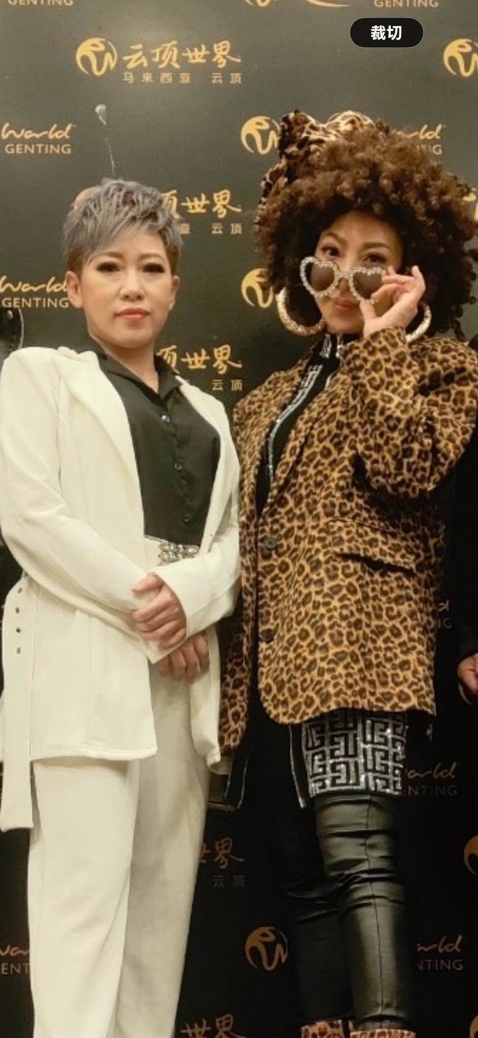 許寀菁曬合照悼念藍薰。（圖／翻攝自許寀菁Threads）